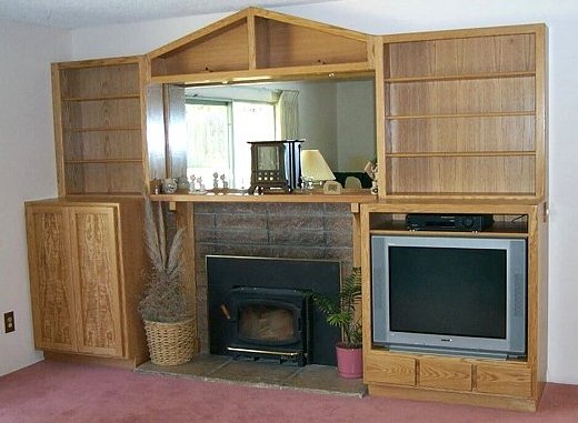 April's Oak Cabinet