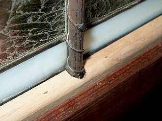 Walnut trim on Victorian house / mahogany front door