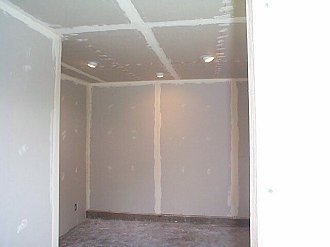 The room is enclosed