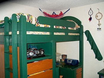 Youth Bed combination computer center