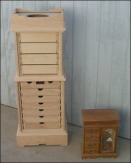 Maple hard wood Jewelry Box (in progress)