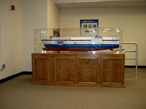 Oak Display Cabinet for Boeing