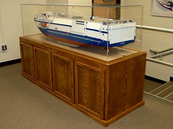 Oak Display Cabinet for Boeing
