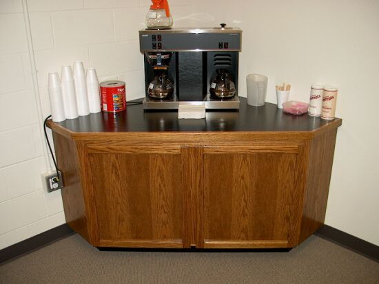 Boeing Coffee Cabinet In Use