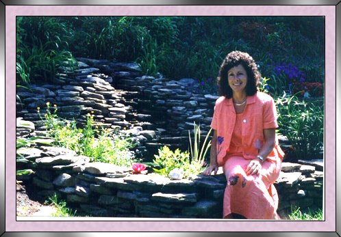 Shirley in her Garden