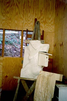 Unfinished work, Karcher Stonecarving Studio & Gallery