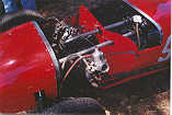 Power plant of a 50's Austin 7 racer
