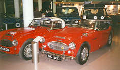 2 Austin Healeys at Gayden UK