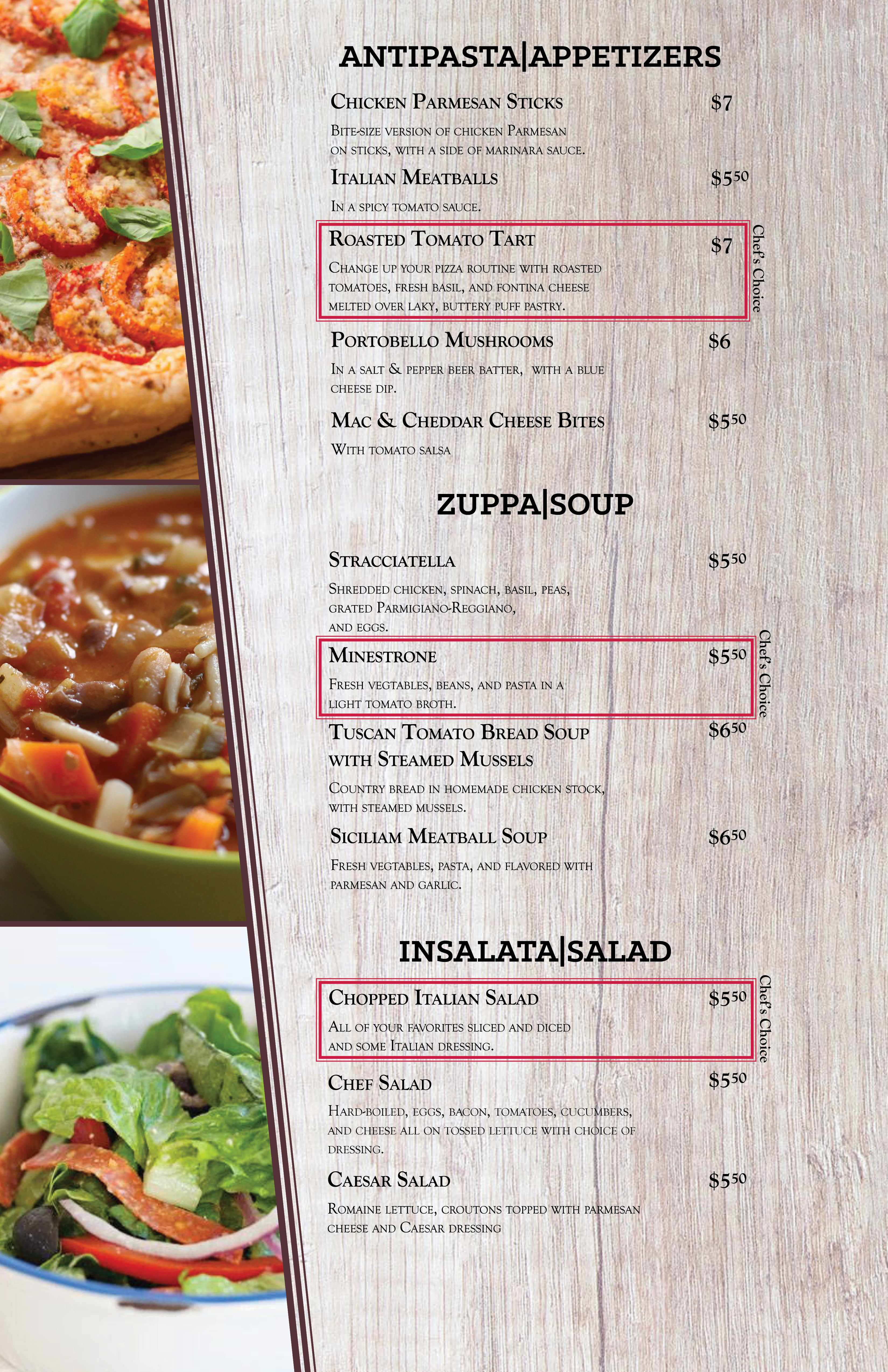 Menu 2nd page