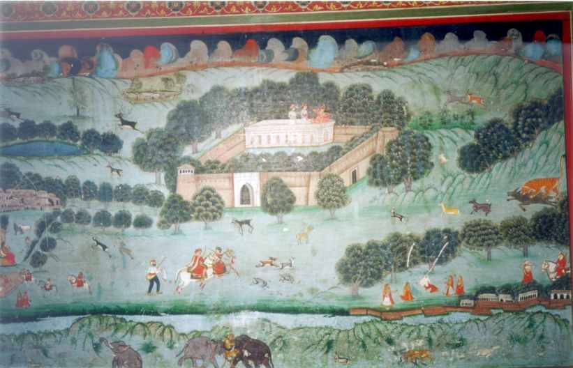 Miniature painting in Samode