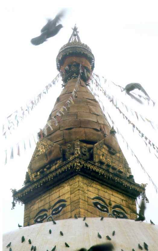 Swayambunath stupa in Kathmandu