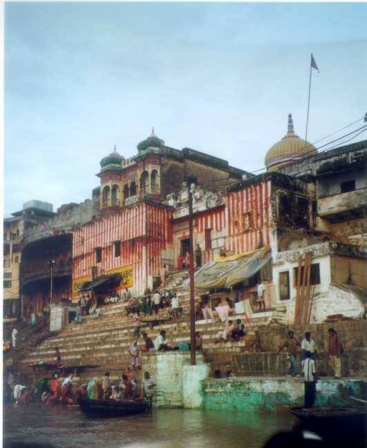 Ganges banks in Varanasi