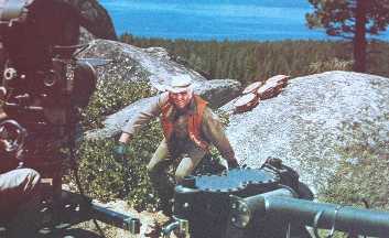 Ben Cartwright in action for the cameras