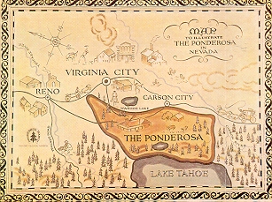 Map of the Ponderosa