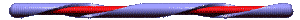 rotating red and blue bar