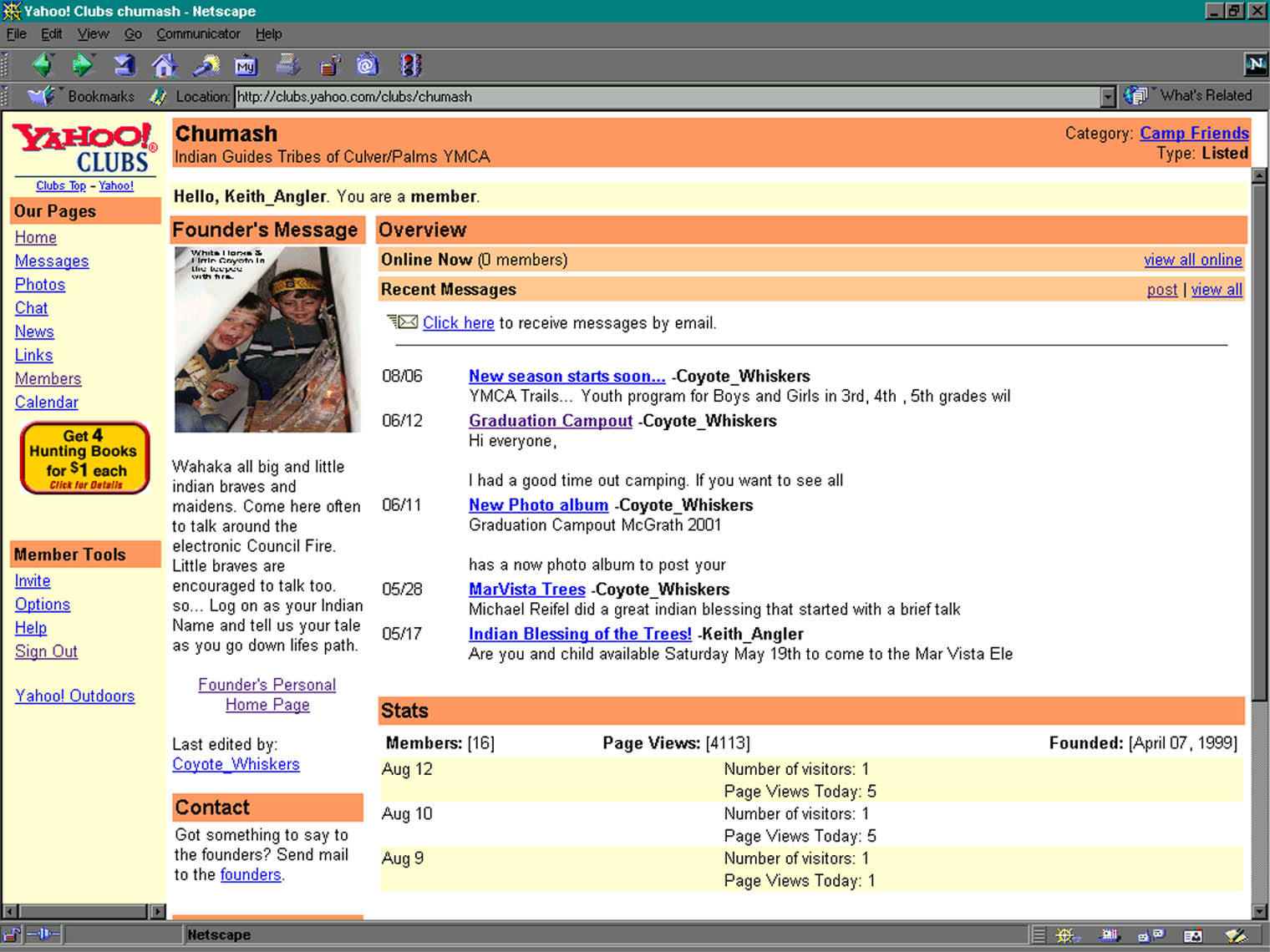 Yahoo groups for Chumash nation photos