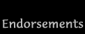 Endorsements