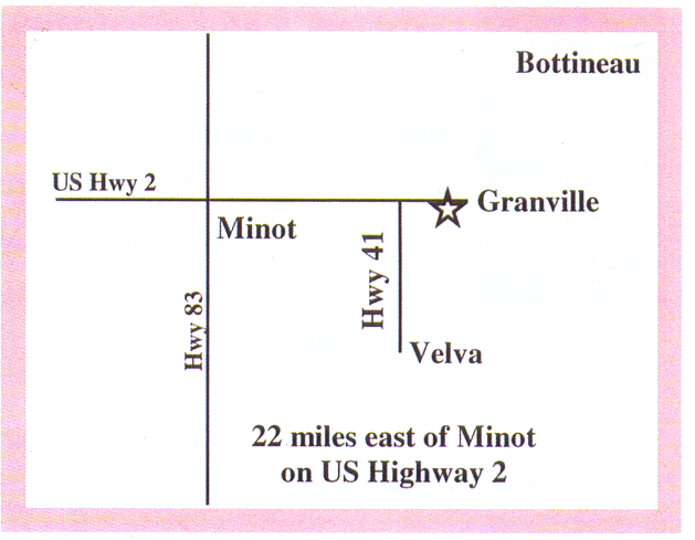 map to Granville