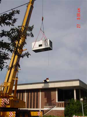 York Crane Hire, for those hard to reach places...
