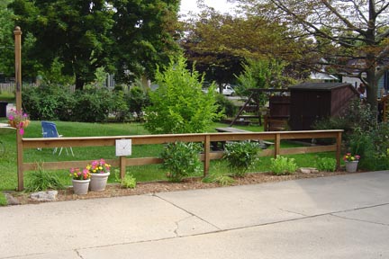Driveway Fence