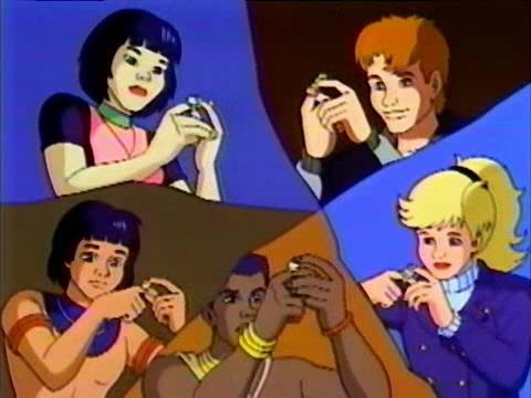 Strangely, only Wheeler and Linka don't seem apprehensive about putting on their rings. Ma-Ti looks downright worried about it.