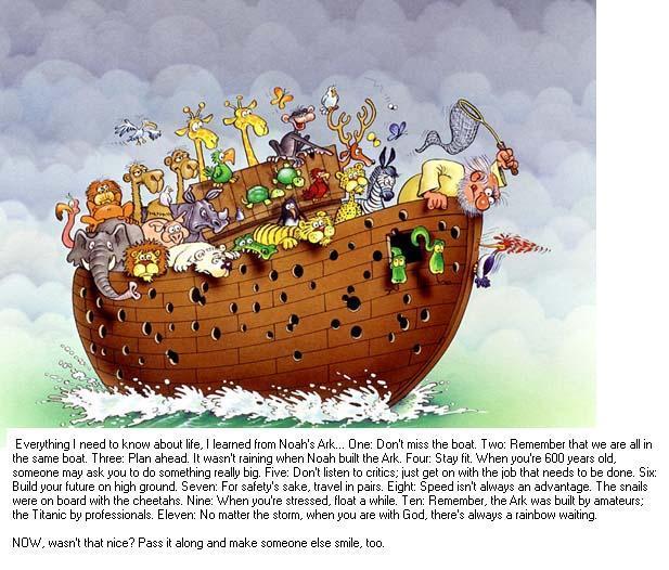 Noah's Ark: Lessons