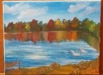 Colorful lake