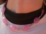 Pink necklace