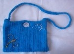 Knitted purse