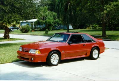 My first Mustang...1989 GT hatch...Sunroof and all the goodies.&nbsp; Even while stock, it could fry the rear tires (3.73's) and ran a best of 9.02 @73mph 1/8 STOCK w/gear & longtubes.
