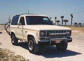 Ahhh yes, my first car.&nbsp; 1987 Bronco II.&nbsp; Slow but fun.