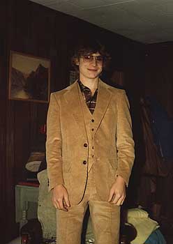 November 1980 - Craig preparing for Grandpa's funeral