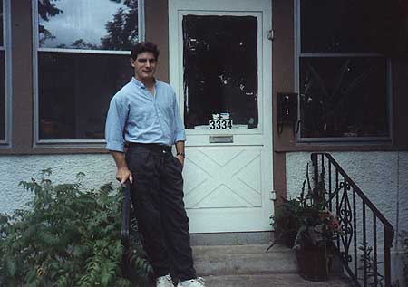 September 1992 - Craig in front of Grandma Avis'