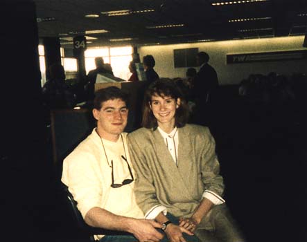 Craig and Kimberly in Airport