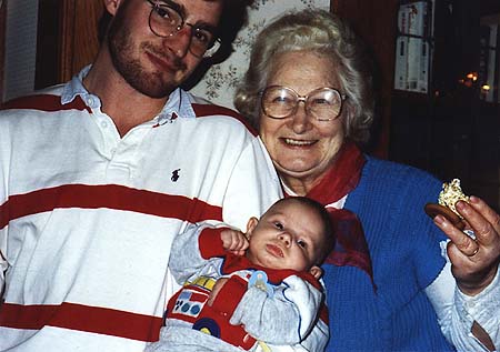 January 1991 - Craig, Maxwell, and Grandma Avis