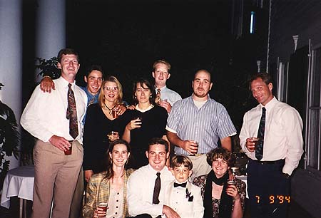 July 1994 - Kimberly, Craig, Maxwell, and friends
