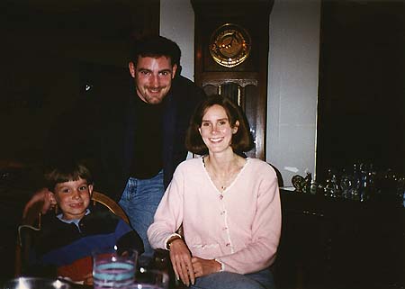1996 - Maxwell, Craig and Kimberly sitting in dining room