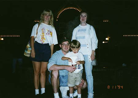 Kimberly's sister, Craig, Maxwell and Grandma Jackie