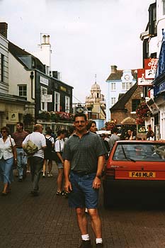 1997 - Craig in a European city street
