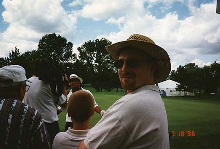 July 1996 - Craig watching a Golf turnament