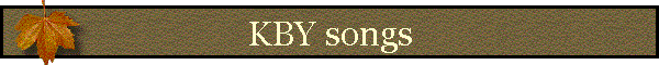 KBY songs