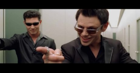 Cain and Abel, the Merovingian's underlings.