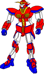 A Gundam type model, the XXXG-01X