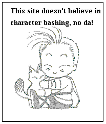 Don't bash anime characters!