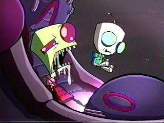 Zim's reaction to "The Doom Song"