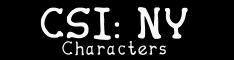CSI: New York Characters