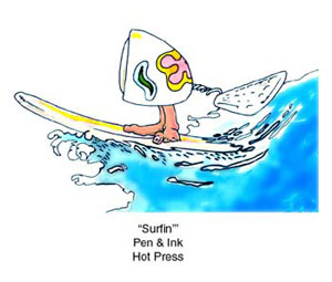 surfing