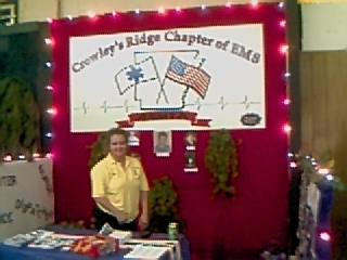 Melissa in Fair Booth