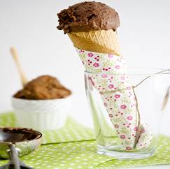 Descripci�n: Helado-de-yogur-chocolate-y-brownie