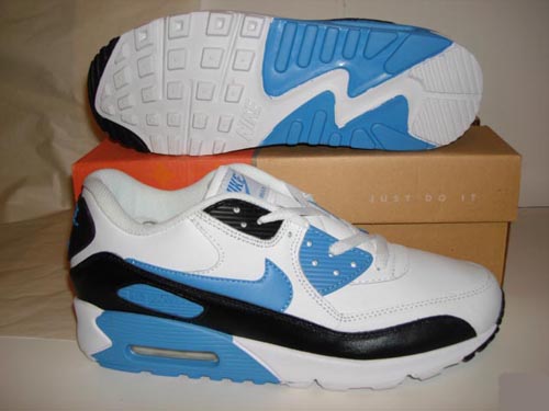 Air Max 90 White-Blue-Black